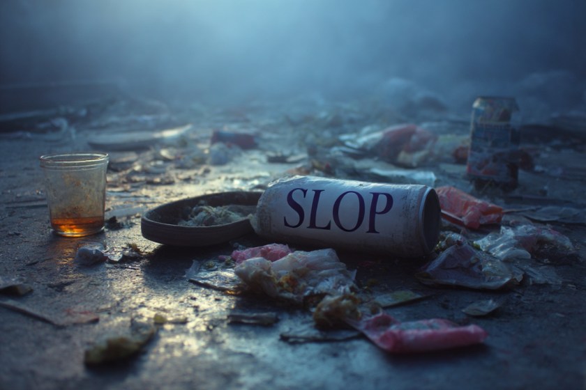 A picture showing 'slop' as an introdu.ction to a post about 'AI Slop'